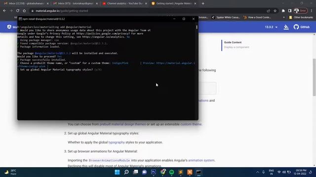 1. Angular Material installation | Angular material install with Angular 13 смотреть онлайн