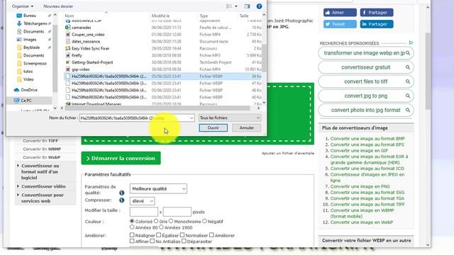 Convertir un fichier webp en jpg gratuitement et en ligne смотреть онлайн