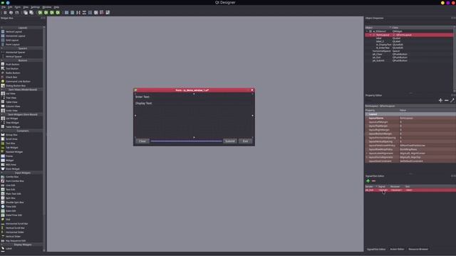 Working with signals and slots in PySide or PyQt. смотреть онлайн