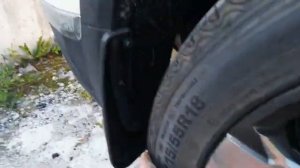 CHERY TIGGO 4 Установка брызговиков коротко.