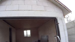 МЕТАЛЛИЧЕСКИЕ ВОРОТА в гараж из газобетона, Своими руками