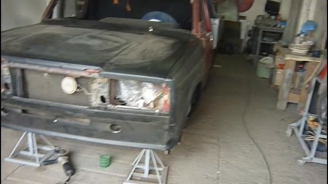 Ваз2107(ВИС). Замена передних крыльев(наборка морды)#3. смотреть онлайн