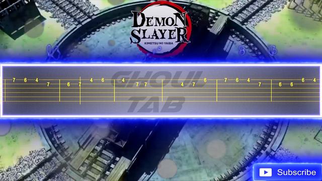 Kimetsu no Yaiba Opening 2 - Akeboshi (Guitar Tab 譜 Tutorial) смотреть онлайн