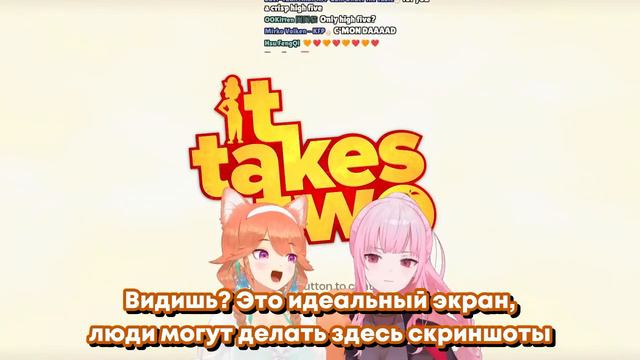 [RU SUB] Калли изо всех сил сопротивляется поцелуям Киары смотреть онлайн