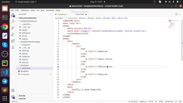 Understanding Template Inheritance in Django Application | Web | MVT | Tech LAPS | TLAPS | Part 9.1 смотреть онлайн