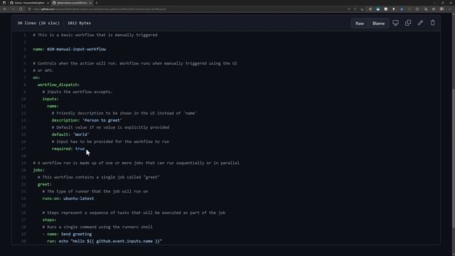 Create Github Actions workflow with input смотреть онлайн