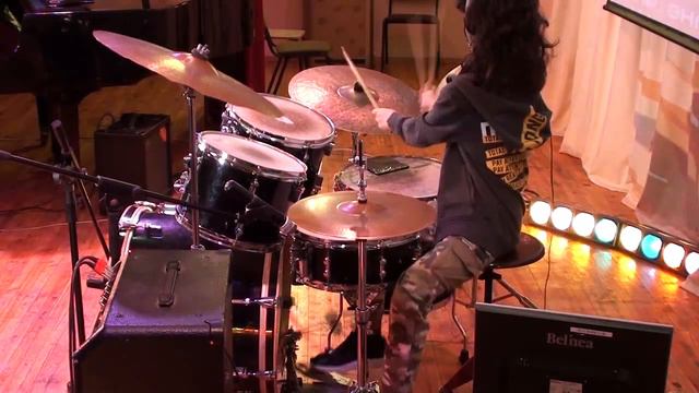 Drummers United 2022, Мкртчян Давид Араикович, 12 лет, г. Санкт-Петербург, "Nightmare", хард-рок смотреть онлайн