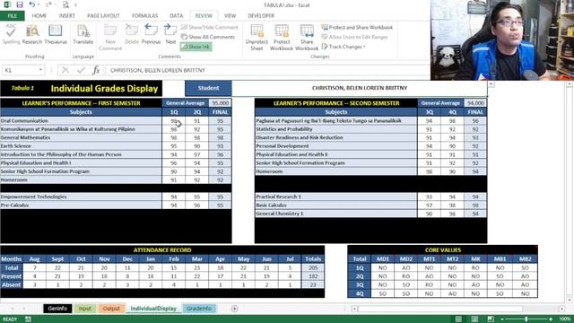INTELLIGENT DEPED SHS SCHOOL FORM 9 (SF9) TEMPLATE 2022-2023 | Excel for Teachers | Carlo Excels смотреть онлайн