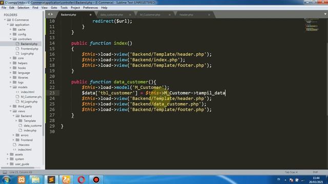 Pemrograman OOP (Web Framework - Studi Kasus E-Commerce) #Part3 - CRUD (Create & Read Data) смотреть онлайн