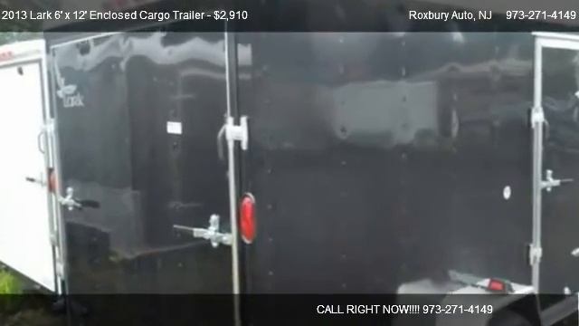 2013 Lark 6' x 12' Enclosed Cargo Trailer V-Nose Ramp Door - for sale in Wharton, NJ 07847 смотреть онлайн