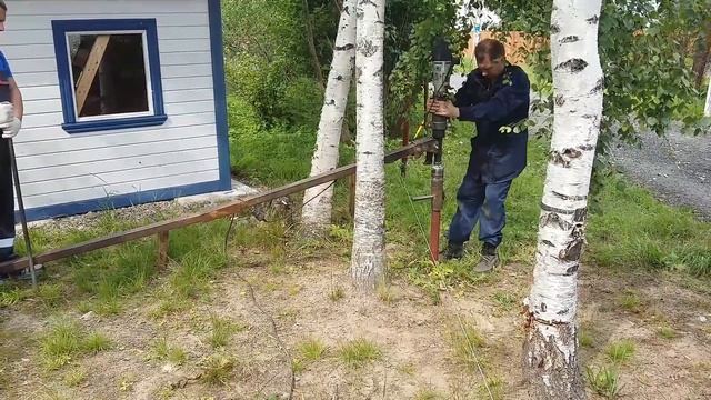 Установка столбов на свае шуруп смотреть онлайн
