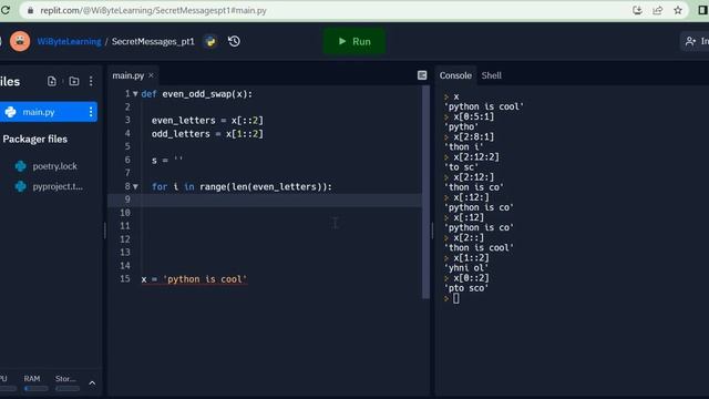 Python Programming| String slicing and plus operator to jumble even and odd letters. смотреть онлайн