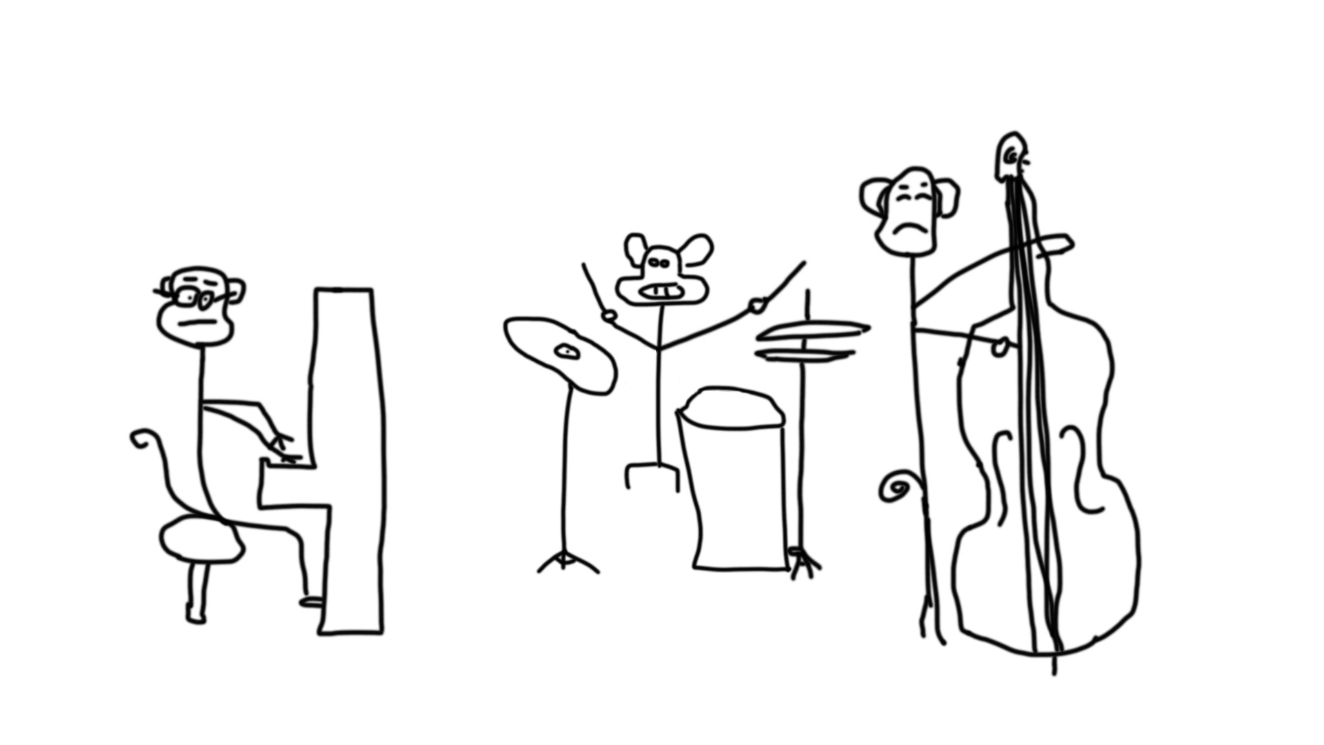 Обезьяний Джаз (клип-мультик Дениса Любича)