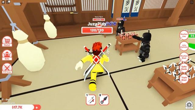 Я стал ниндзя 999,999,999 Уровня и построил дом в Роблокс тайкун ! смотреть онлайн