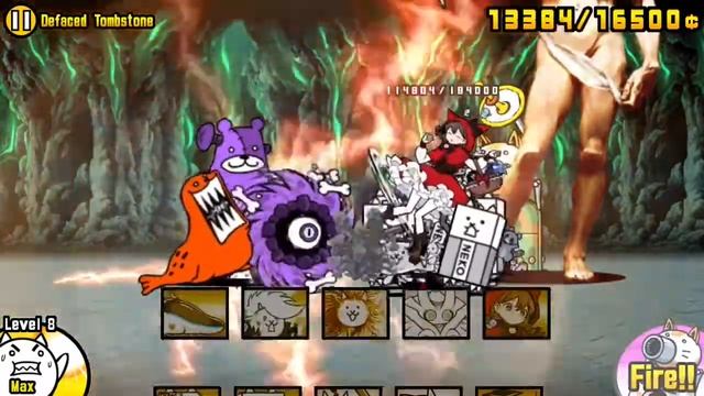 The Battle Cats | Defaced Tombstone (Improved Post-Puffington Gameplay) смотреть онлайн