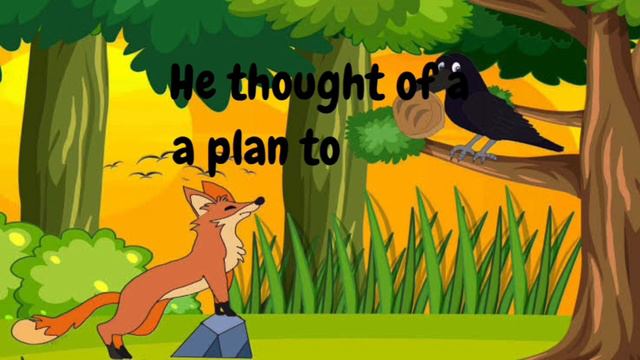 The Fox And The Crow Story | English Story | Short Story For Kids | Easy To Learn.