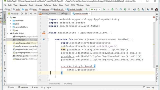 Lets make an Android Firebase app in kotlin (Part 05) смотреть онлайн