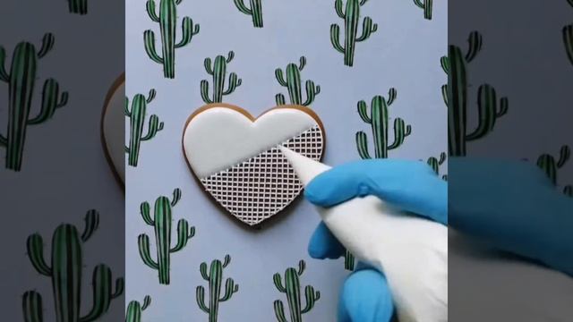 Роспись пряника "Ажурное сердце" смотреть онлайн