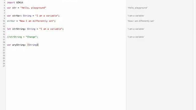 Swift: Using simple Variables and Compare to Java смотреть онлайн