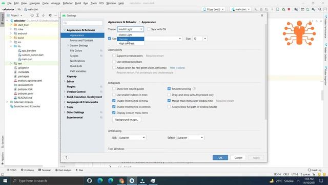 Change android studio theme in seconds | How to change the android studio theme смотреть онлайн