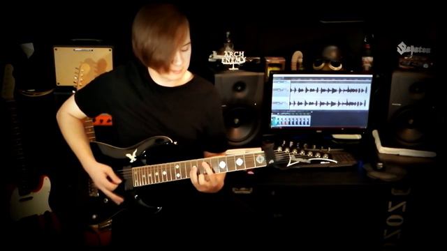 HAMMERFALL - Hearts On Fire (Guitar cover by Zozo) смотреть онлайн