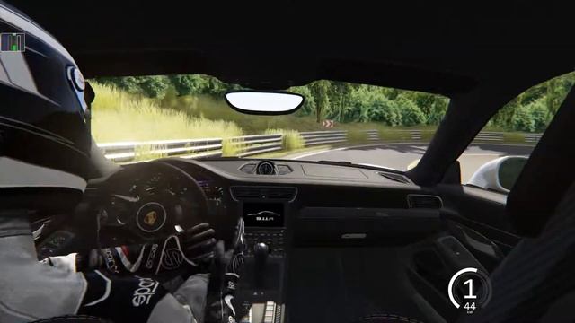 drift assetto corsa avec 911 r vue interieur (HD) смотреть онлайн