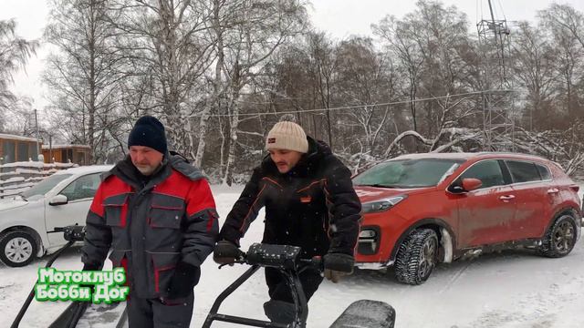ОБЗОР МОТОСОБАКИ "Бобби Дог". Испытания по Глубокому Снегу смотреть онлайн