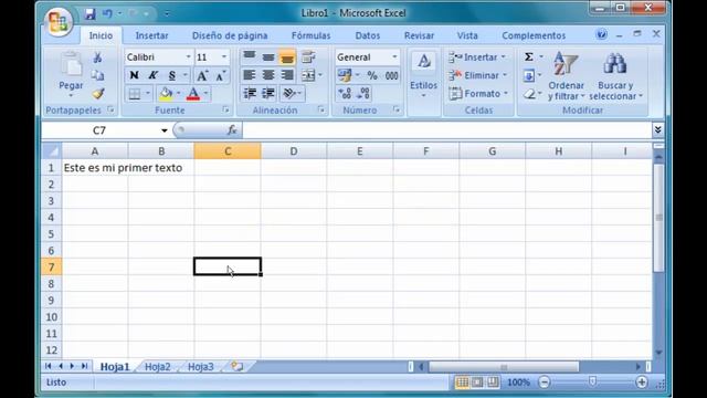 Excel 2007. 2. Introducir y modificar texto. смотреть онлайн