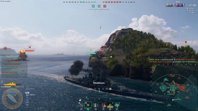 World of Warships- What The HELL Is This?!?! New US Battleship INSANITY смотреть онлайн