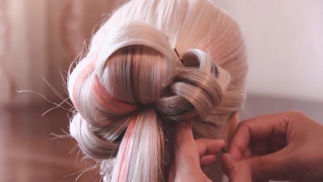 Пучок "Каменный цветок" | Авторские причёски | Лена Роговая | Hairstyles by REM | Copyright © смотреть онлайн