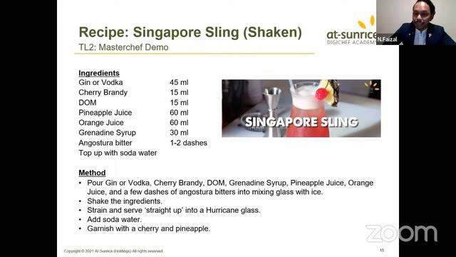 Webinar: The Fresh Cut – Singapore Sling & Lychee Martini смотреть онлайн