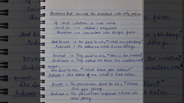 English Grammar - Direct and Indirect Speech (Part 2) смотреть онлайн