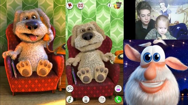 ГОВОРЯЩИЙ БЕН И БУБА ИГРА мультик кто смешнее Детская веселая игра видео для детей #SVG смотреть онлайн