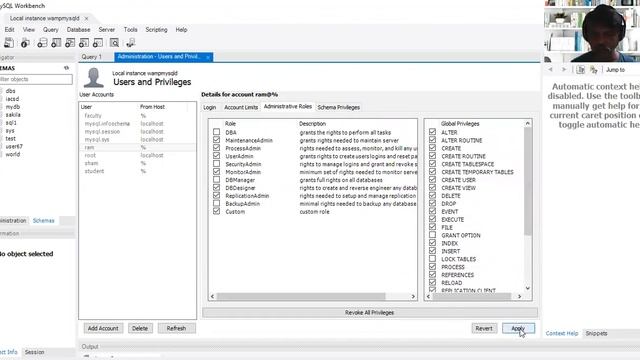 How to Create a New user using MySQL Workbench смотреть онлайн