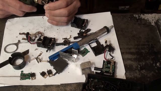 Ремонт кнопки шуруповерта Makita 6347D смотреть онлайн