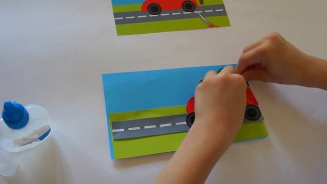 Поделка для ПАПЫ | Аппликация МАШИНКА | ПОДАРОК своими руками смотреть онлайн
