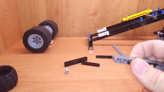 Как сделать амортизатор из Лего техник. смотреть онлайн