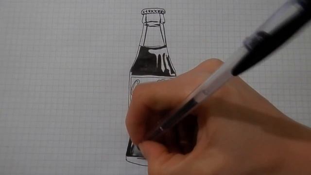 Как нарисовать бутылку КОКА КОЛЫ #111/ How to draw a bottle of COCA COLA смотреть онлайн