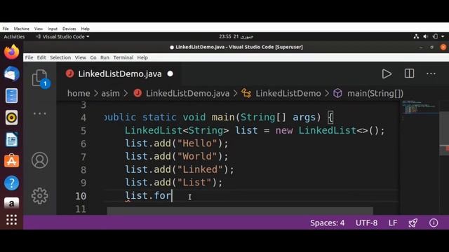 Java’s LinkedList Class смотреть онлайн