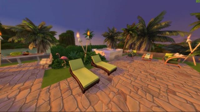 Современный дом на острове /жизнь на острове/Строительство в симс 4/ The sims4/ смотреть онлайн