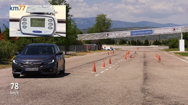 Honda Civic Sedán 2017 - Maniobra De Esquiva (moose Test) Y Eslalon | Km77.com