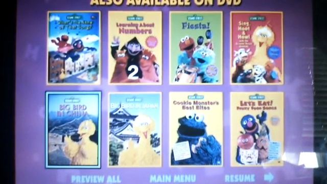 Sesame Street: Learning About Letters DVD Walkthrough 2004 смотреть онлайн