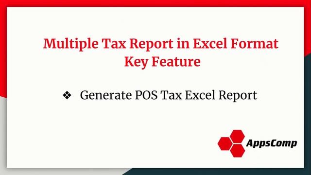 Multiple Tax Report In Excel Format смотреть онлайн