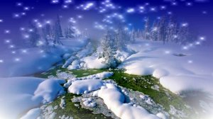 Футаж. Зимний пейзаж 64