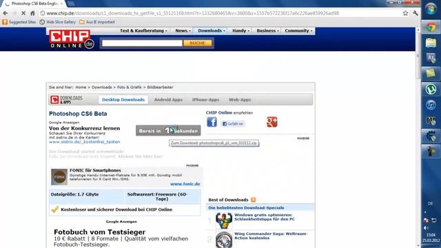 Adobe Photoshop CS6 Beta German /English смотреть онлайн