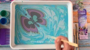 Эбру бабочка