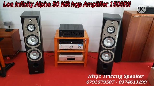 Loa Infinity Alpha 50 kết hợp Amply Denon 1500RII [LH 0792579507] [Test chất âm] Volume móc 7h. смотреть онлайн