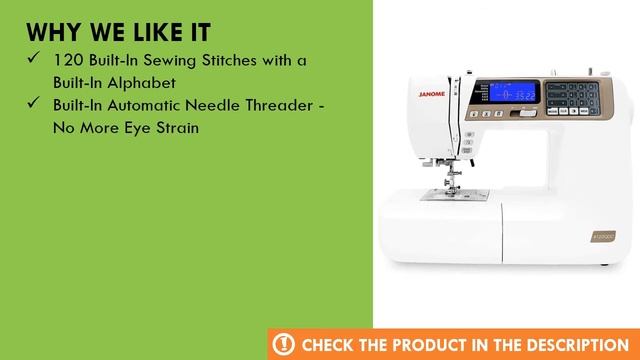 Janome 4120QDC Computerized Sewing Machine Review - Best Sewing Machine on Amazon смотреть онлайн