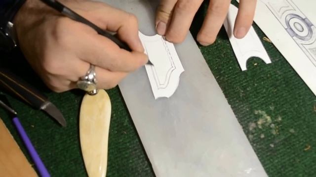 Видео-урок от Альмова Мусы по пошиву сложносоставных ножен. смотреть онлайн