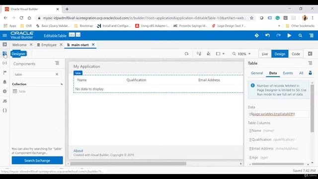 Sec 4 8 Oracle Visual Builder Cloud Service VBCS смотреть онлайн
